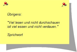 "Denkzettel"